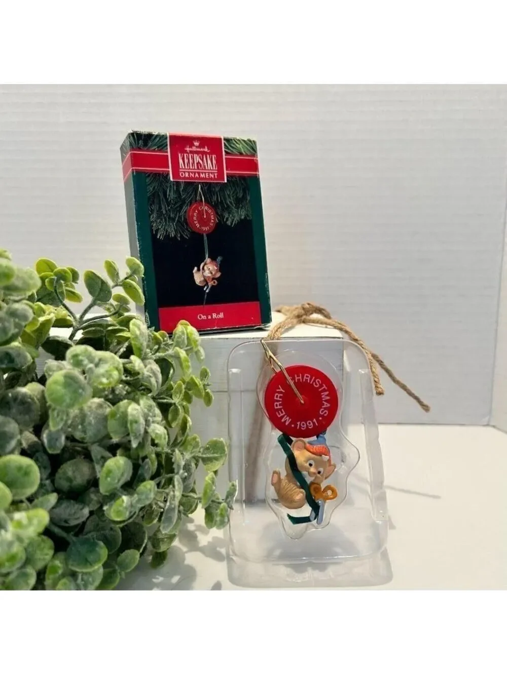1991 Hallmark Keepsake Ornament “On a Roll”